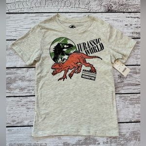 Jurassic Wold Dinosaur T-Shirt with flip-sequin Indoraptor - Small